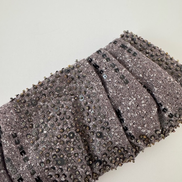 Chan Luu Gray Beaded Clutch - Picture 5 of 8